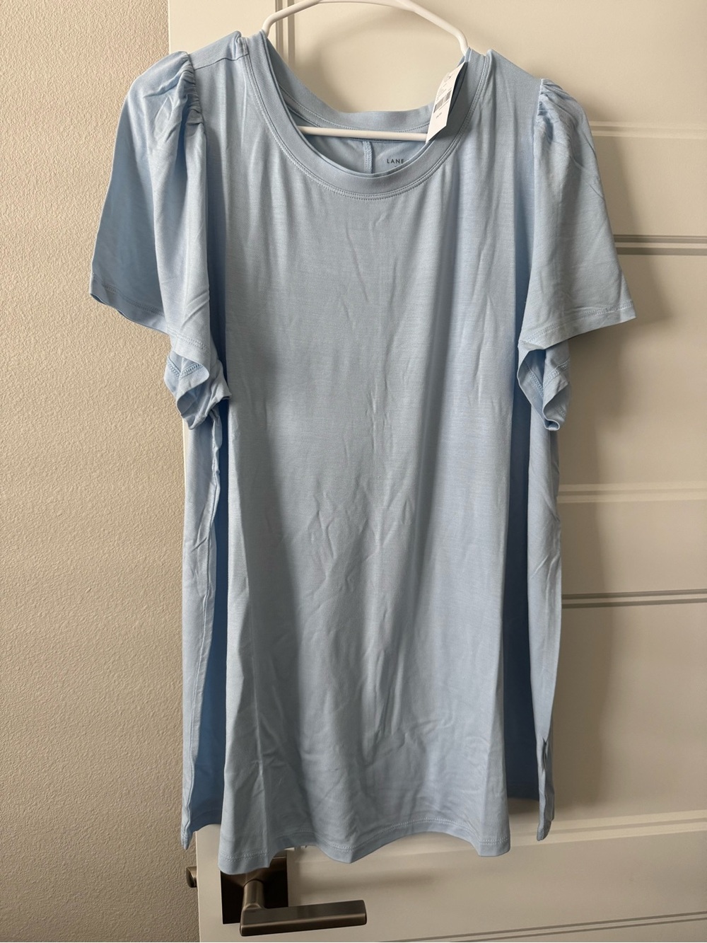 NWT Lane Bryant DreamFeel Light Blue Short Sleeve Crewneck Tee